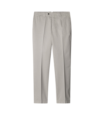 Hackett London Pantaloni Chino Sanderson vestibilit classica di colore grigio