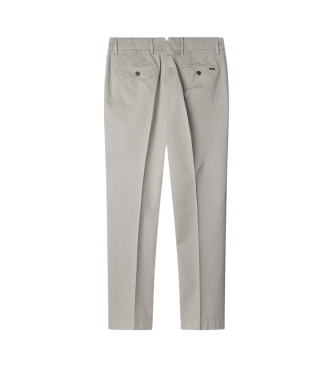 Hackett London Pantaloni Chino Sanderson vestibilit classica di colore grigio