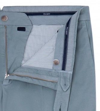 Hackett London Pantaln Core Kensington Fit Slim verde