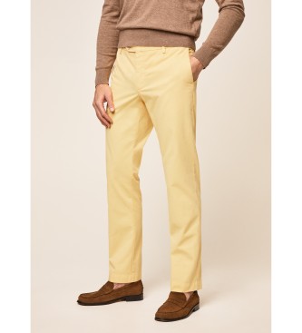 Hackett Core Kensington Fit Slim Trousers Yellow