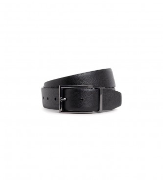 Hackett London Reversible Leather Belt black