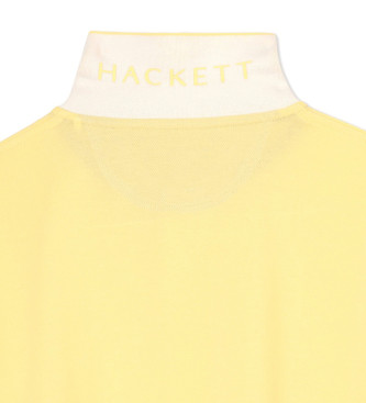 Hackett London Klassische Passform Logo gelb