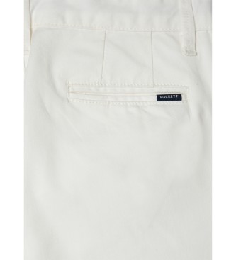 Hackett London Calas largas de corte chino branco