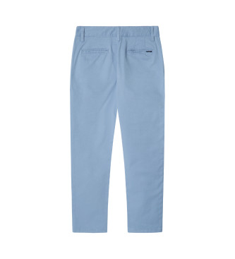 Hackett London Chino fit losse broek blauw