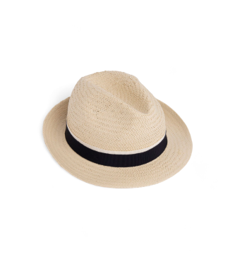 Hackett London Bež Panama klobuk