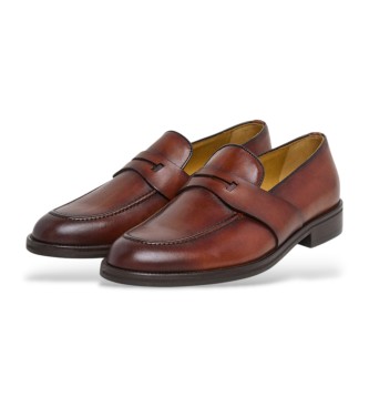 Hackett London Moccasins Collin Gate brown