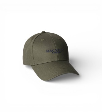 Hackett London Casquette de marque contrastée verte