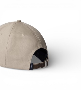 Hackett London Contrasterende merkbeige pet