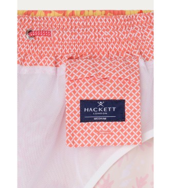 Hackett London Kostium kąpielowy Coral pomarańczowy