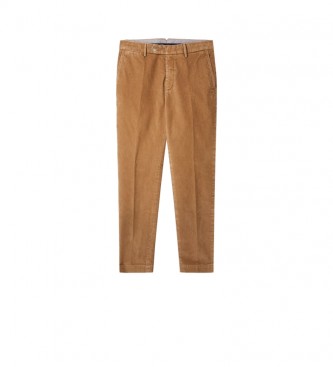 HACKETT Pantalón Cord Chino marrón