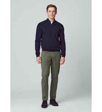 Hackett London Core Trinity green trousers