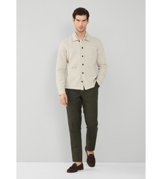 Hackett London Camisola de algodo bege