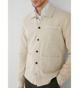 Hackett London Overhemd beige