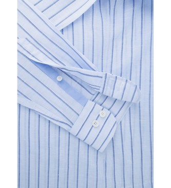 Hackett London Camisa Stripe azul