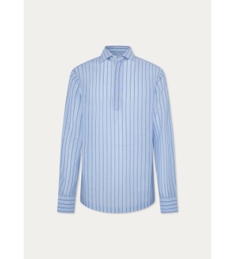 Hackett London Blue Stripe Shirt