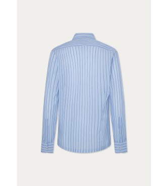 Hackett London Blue Stripe Shirt