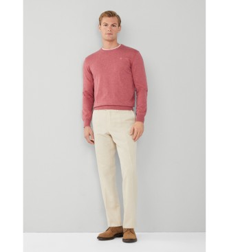 Hackett London Maglione di seta rosa