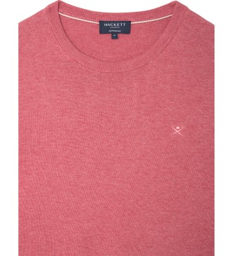 Hackett London Camisola de seda cor-de-rosa