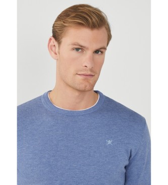 Hackett London Jersey Seda azul