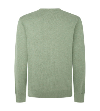 Hackett London Maglione di seta verde