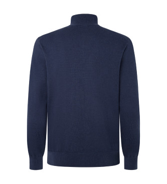 Hackett London Navy Zip pullover
