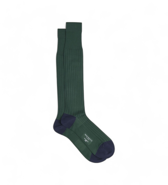 Hackett London Long Socks green