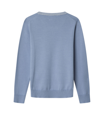 Hackett London Blue cotton jumper