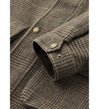 Hackett London Chaqueta Country Velo camel beige