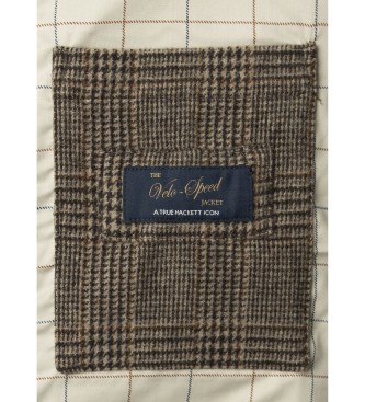 Hackett London Chaqueta Country Velo camel beige