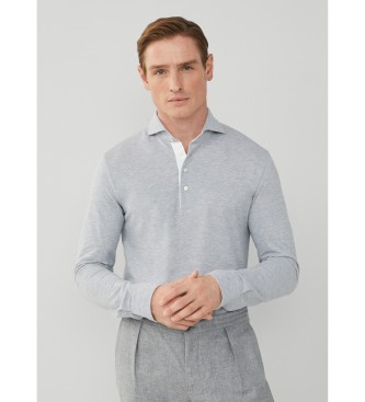 Hackett London Polo Cutaway Ls grau