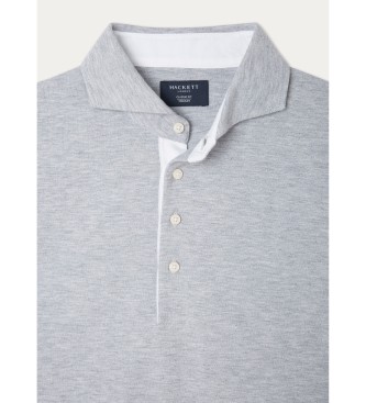 Hackett London Polo Cutaway Ls gris