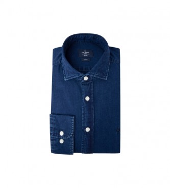 Hackett London Camisa Denim marino