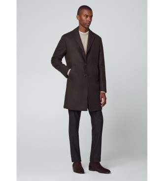 Hackett London Abrigo Dble Face gris