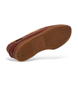 Hackett London Mocasines de Piel Deck One marr�n