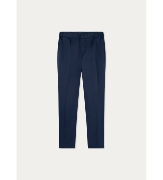 Hackett London Jogger-bukser med snre i navy