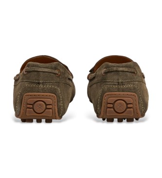 Hackett London Mocasines de Piel Driver Laces marr�n