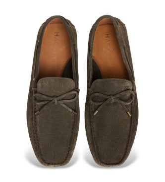 Hackett London Mocasines de Piel Driver Laces marr�n