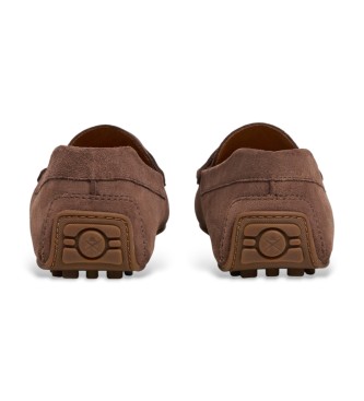 Hackett London Mocasines de Piel Driver Saddle marr�n