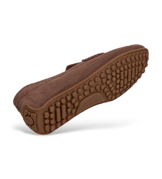 Hackett London Mocasines de Piel Driver Saddle marr�n