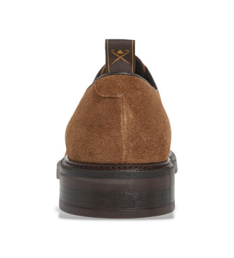 Hackett London Sapatos de couro castanho Egmont Class