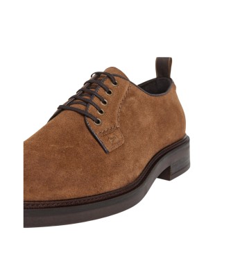 Hackett London Sapatos de couro castanho Egmont Class