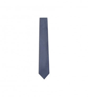 Hackett London Tie Elegant Neat navy, taupe