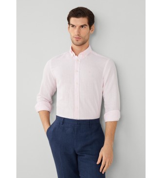 Hackett London Bengalsk pink skjorte