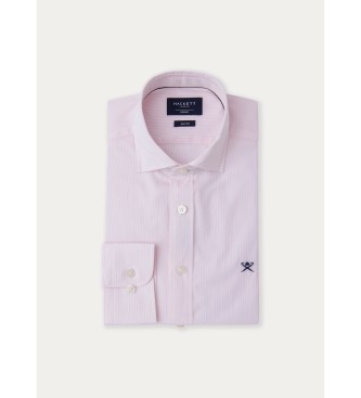 Hackett London Shirt Ess Fine Bengal Strip pink