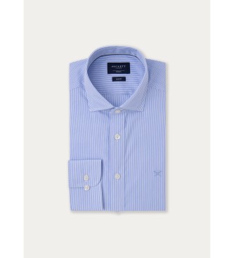 Hackett London Camisa Ess Fine Bengal Strip azul