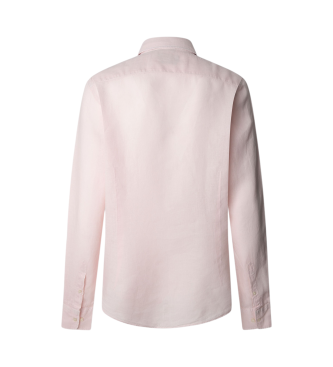 Hackett London Mageschneidertes Hemd rosa