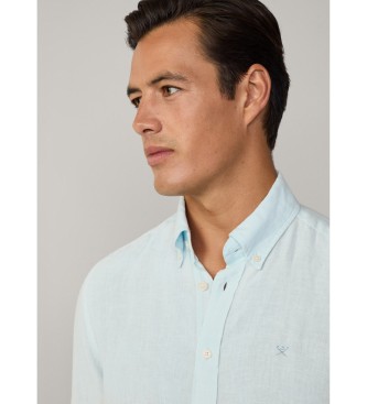 Hackett London Mageschneidertes Hemd blau