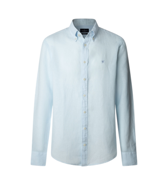 Hackett London Mageschneidertes Hemd blau