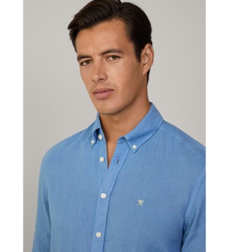 Hackett London Camisa de corte  medida azul