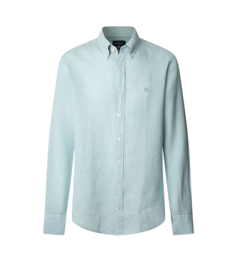 Hackett London Tailored fit shirt green